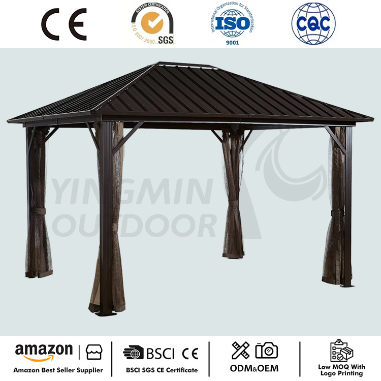 Vọng lâu mái cứng Genova 10' x 14'