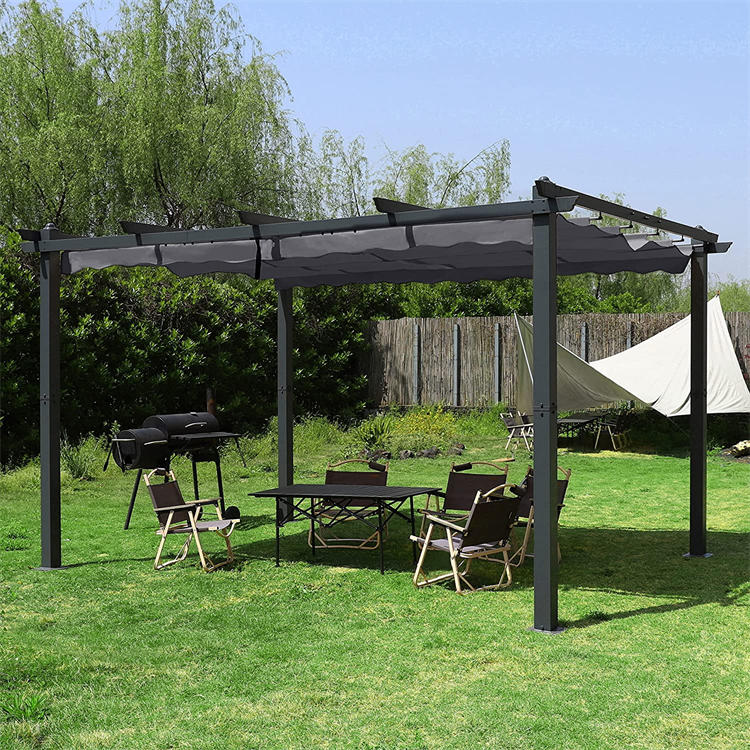 Mái che Pergola bằng nhôm có hiên 13 x 10 Ft