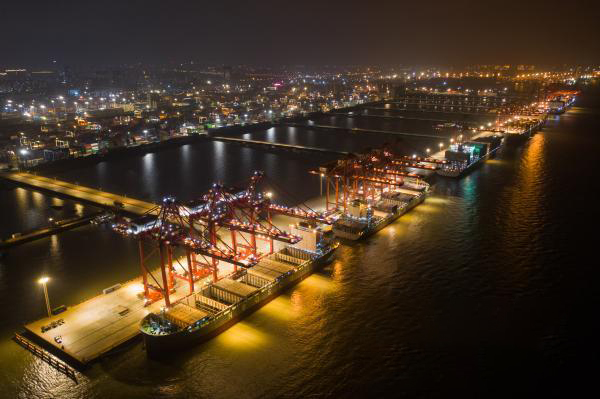 Cảng Zhoushan Ninh Ba thêm bến tàu xanh 