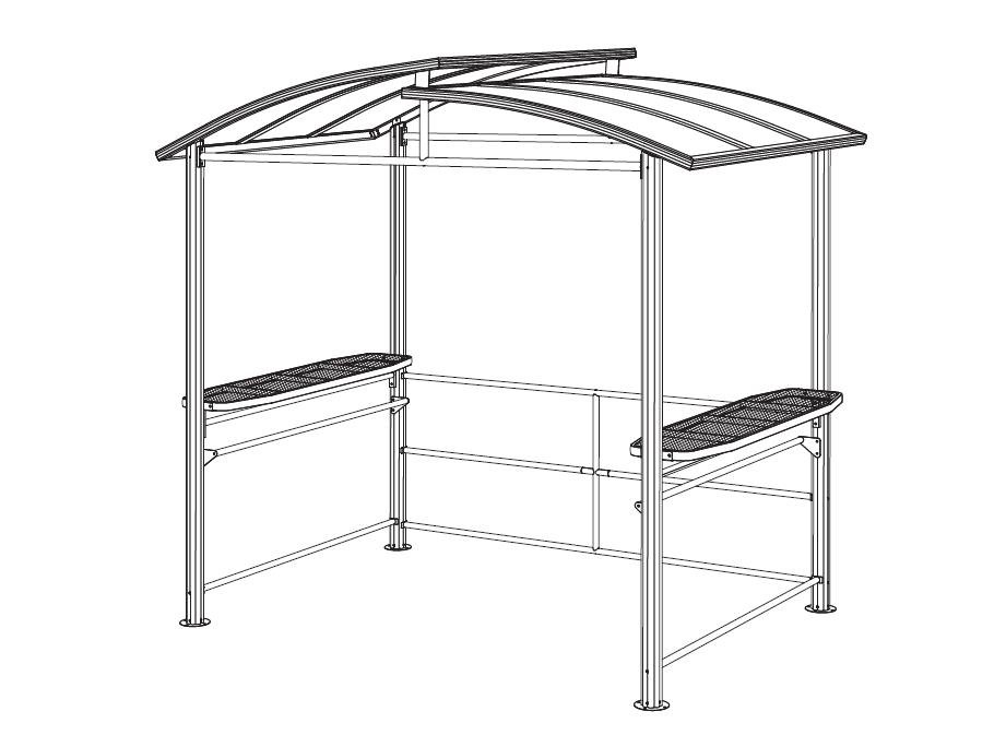 Cách lắp đặt vọng lâu BBQ 8 ft x 5 ft Hardtop Hướng dẫn