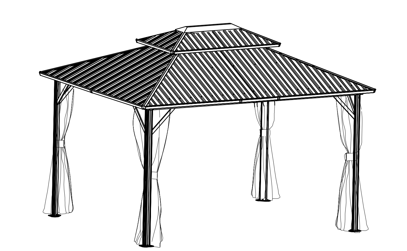 Hướng dẫn lắp đặt Gazebo bằng kim loại