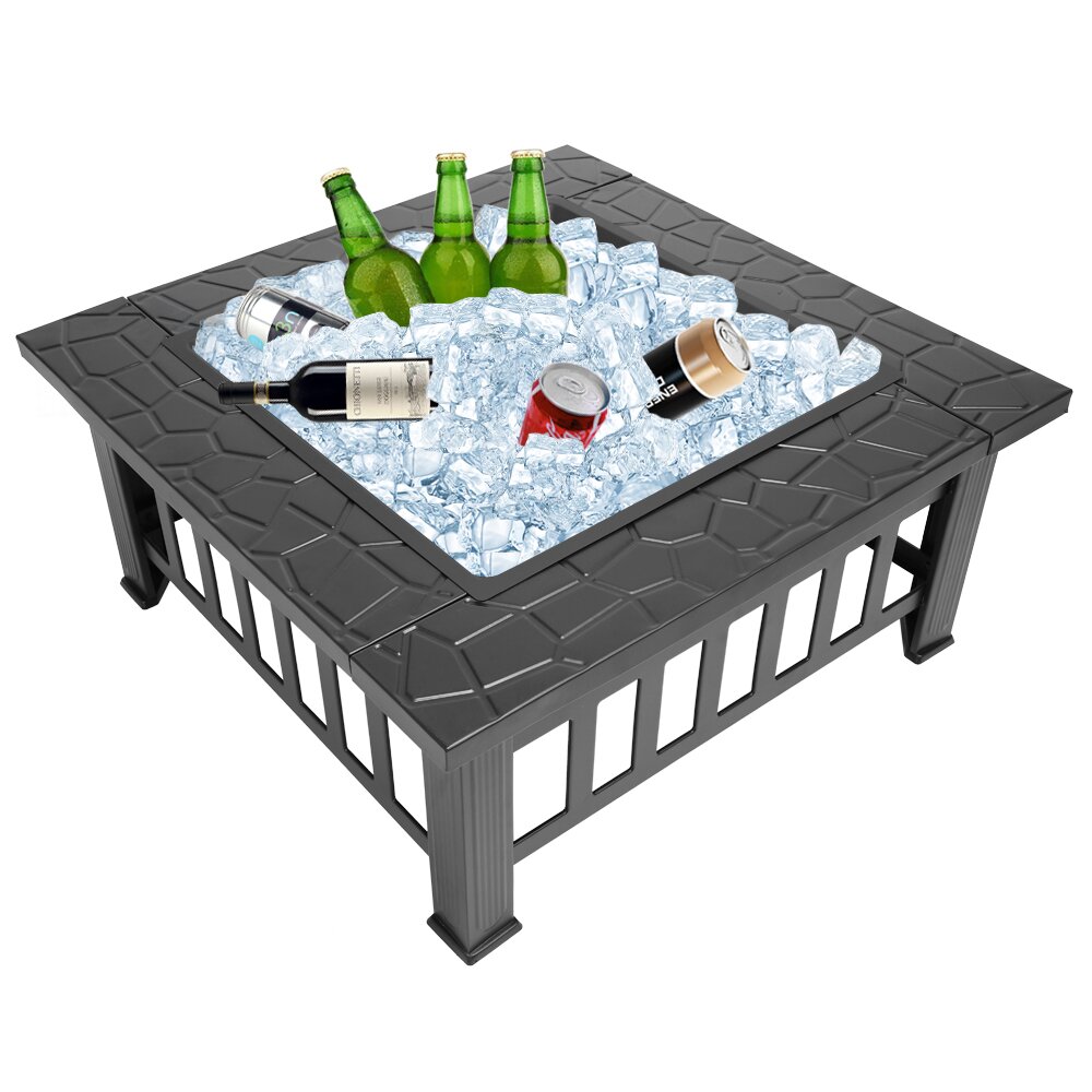 Hướng dẫn sử dụng hố lửa ngoài trời bằng thép có nắp