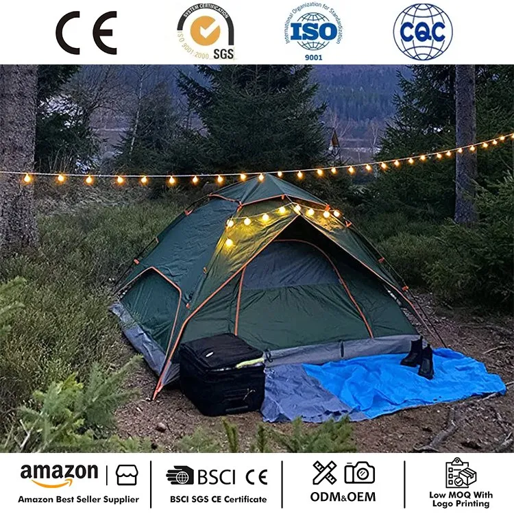 Các biện pháp phòng ngừa để thiết lập một lều cắm trại là gì?