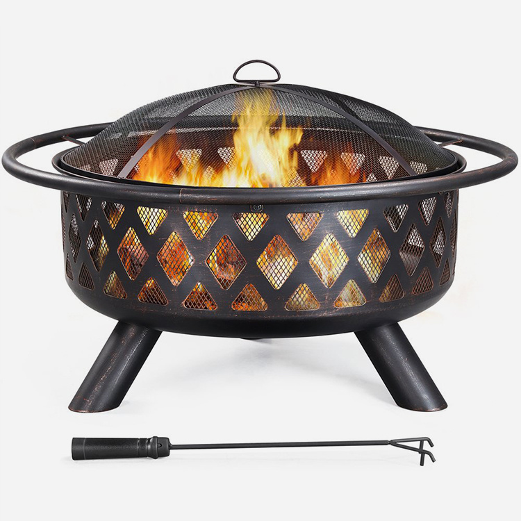 36 '' hố lửa sắt ngoài trời