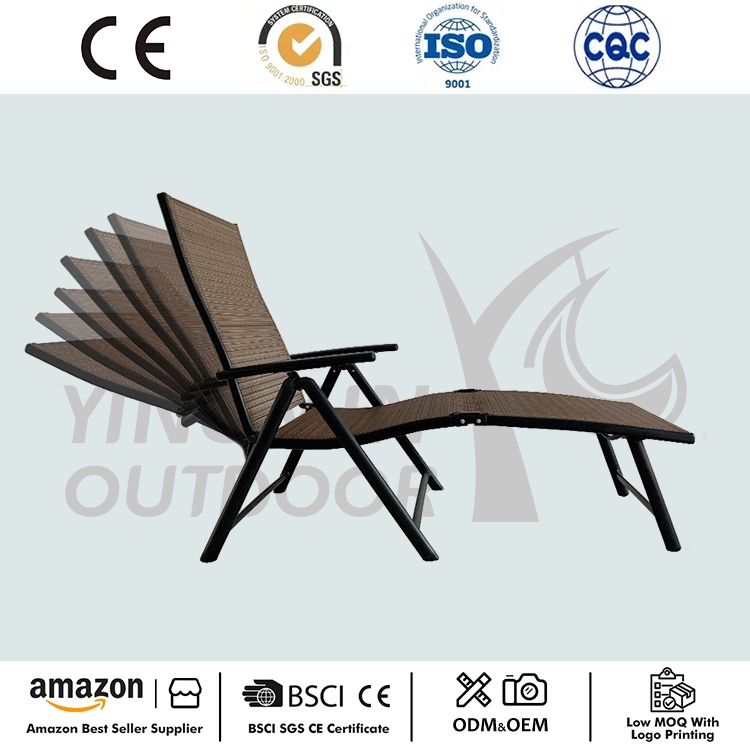 Ghế lười nhôm có thể gập lại 7 vị trí