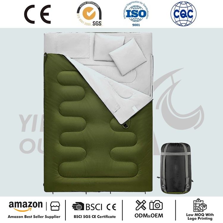 Túi ngủ đôi có gối