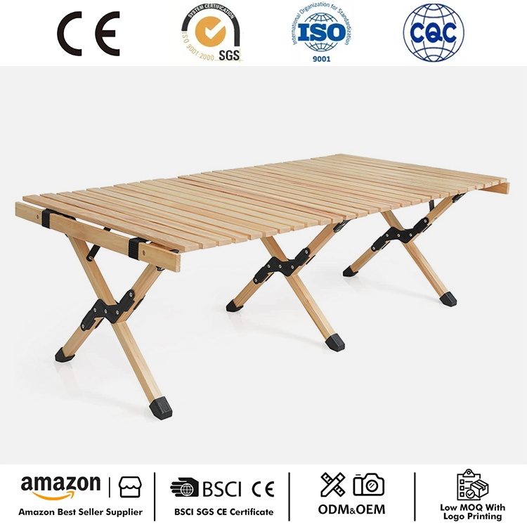 Bàn cắm trại dã ngoại cuộn nhẹ