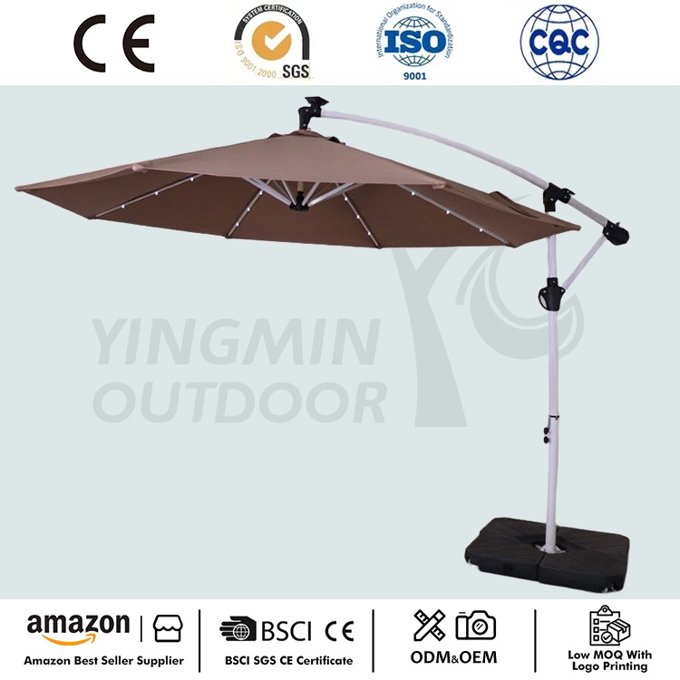 Ô dù LED năng lượng mặt trời 10FT hiên mới nhất
