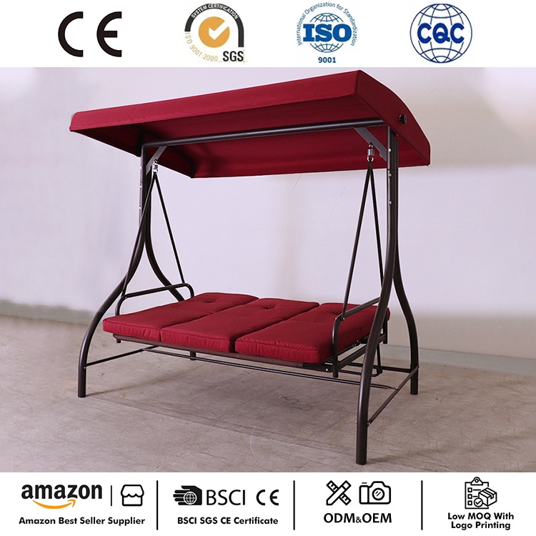 Giường xoay hiên có mái che