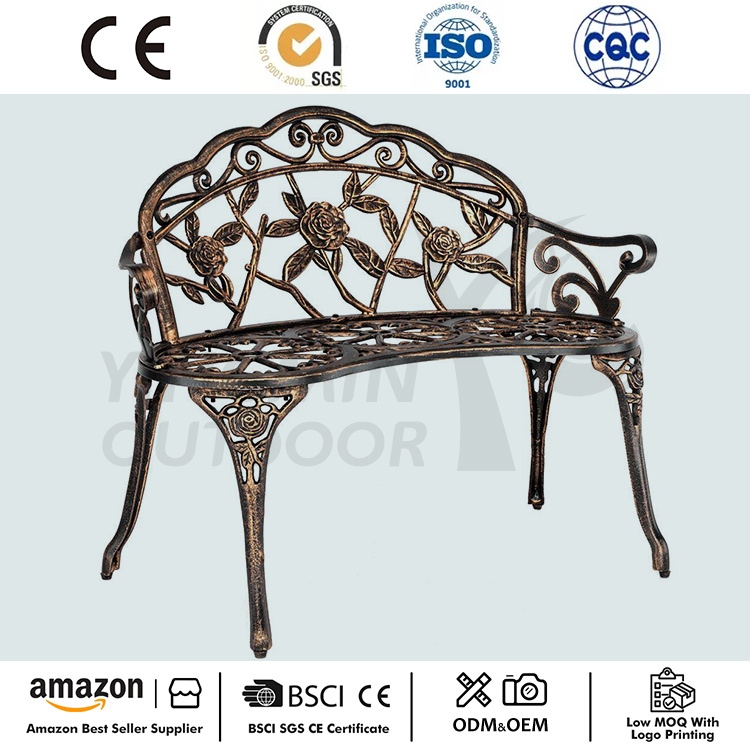 Ghế nhôm đúc kim loại sân vườn ngoài trời