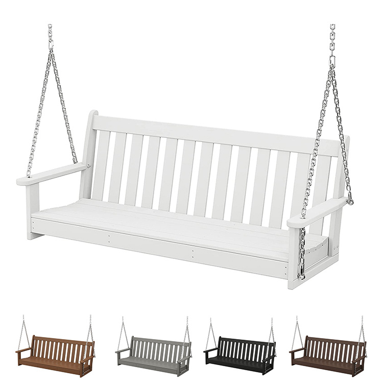 Polywood Bench Võng Ghế xích đu Hiên nhà