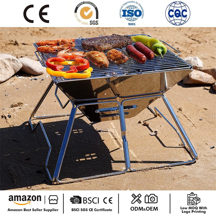 Lò nướng cắm trại đốt than di động