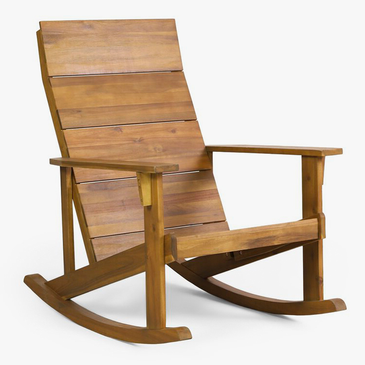 Ghế bập bênh gỗ rắn Adirondack