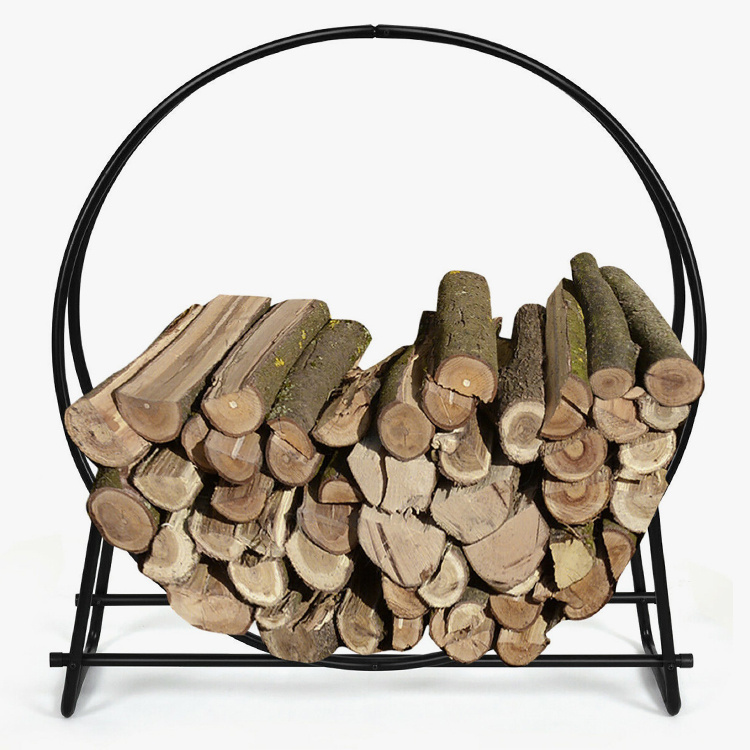 Log Hoop Củi Lưu Trữ Giá Đỡ